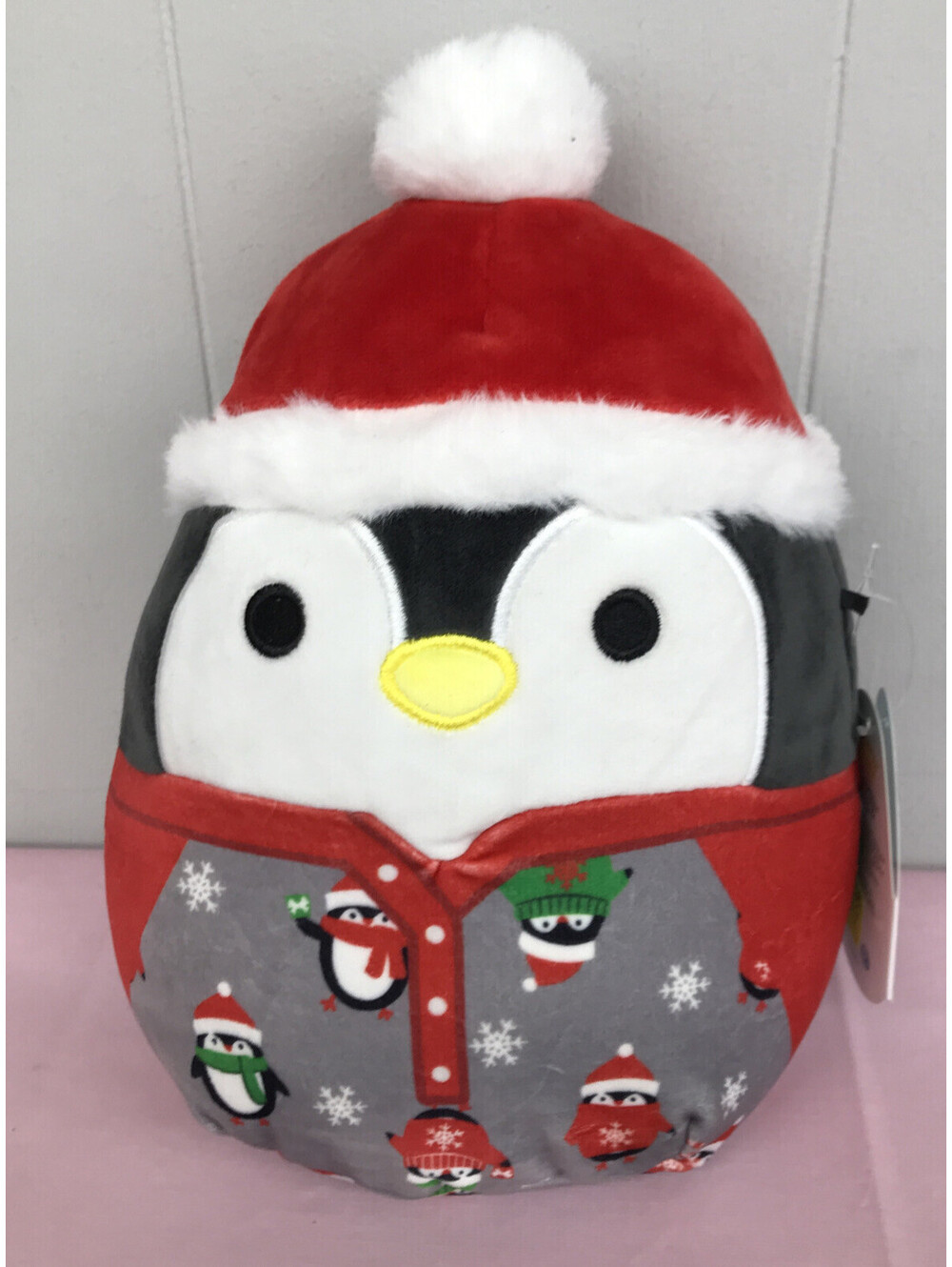 Squishmallows Luna The Penguin In Santa Hat. 9 Inch. New With Tag. Rare.